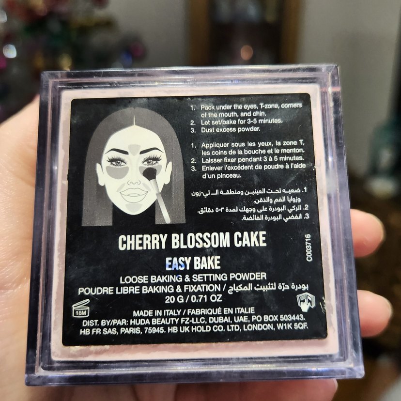 Orijinal HUDA BEAUTY pembe Sabitleyici Pudra %70-80 dolu - Görsel 4