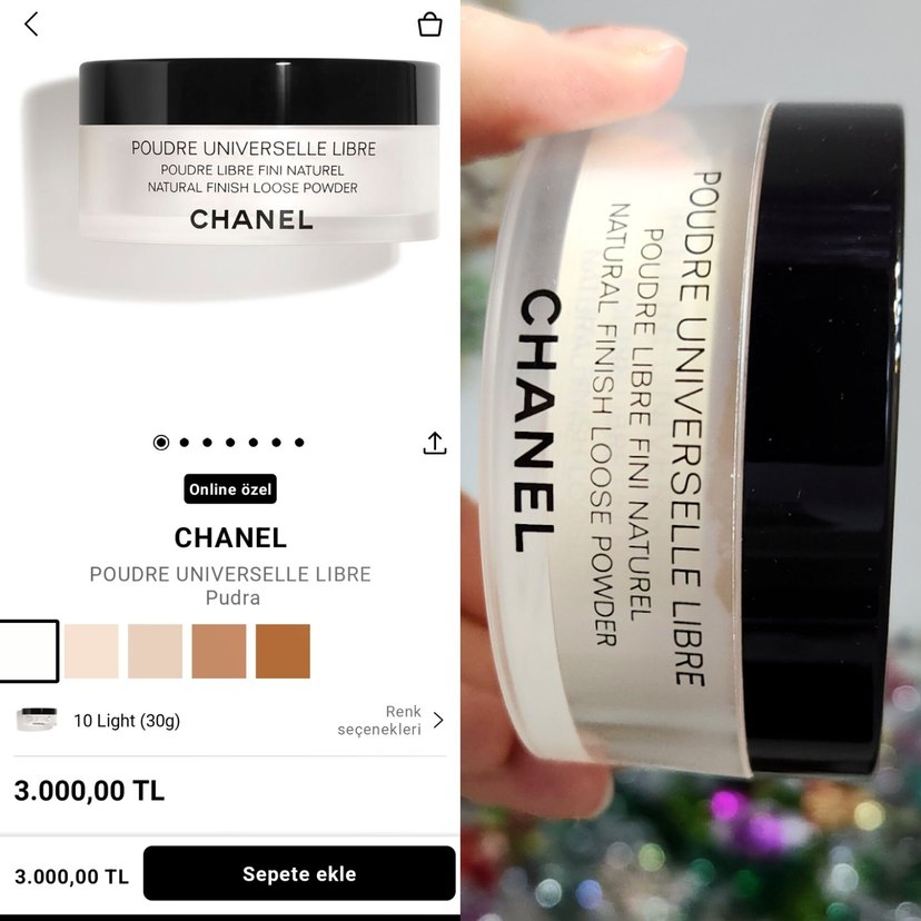 ORİJİNAL Chanel Doğal Bitirişli Transparan Pudra 30g - Görsel 3