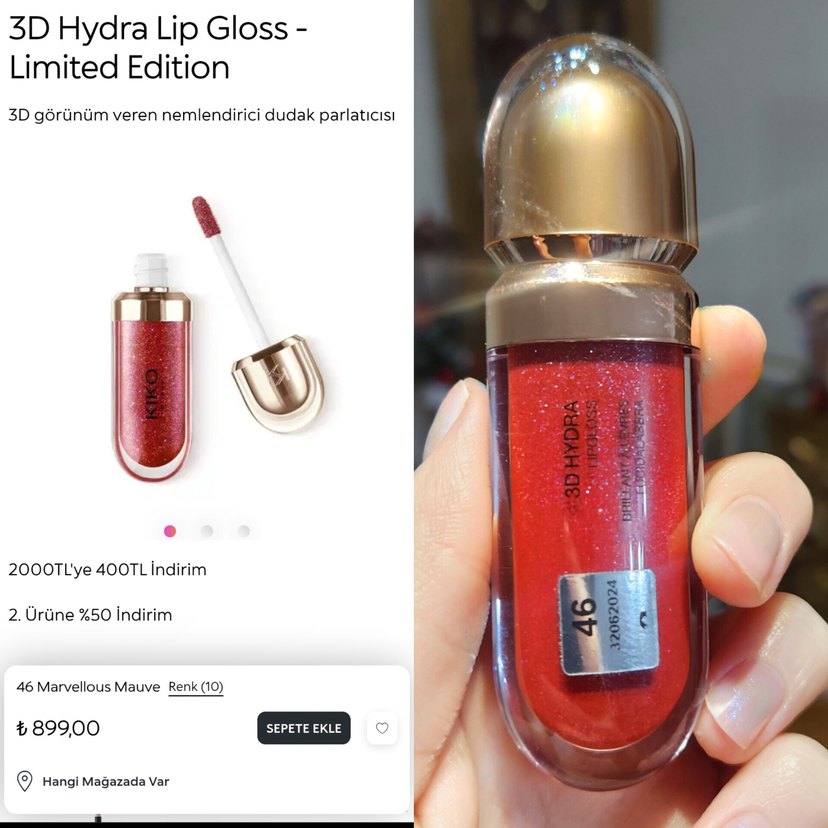 ORİJİNAL Özel Seri Kiko 3D Gloss Parlatıcı - Görsel 2