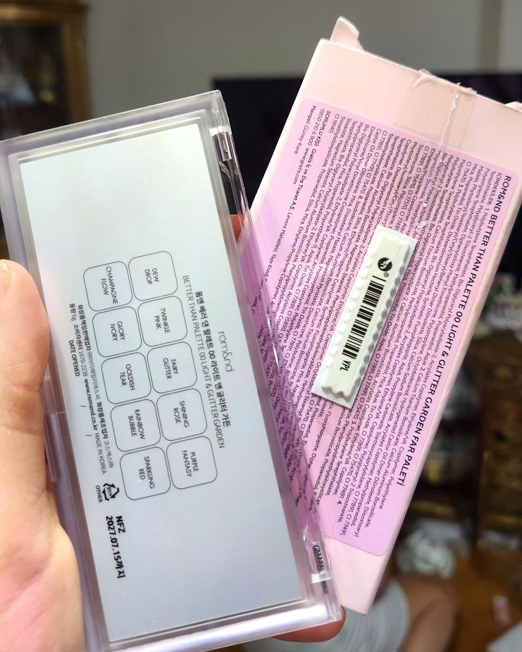 SIFIR Romand Glitter Garden Işıltılı Far Paleti - Görsel 3