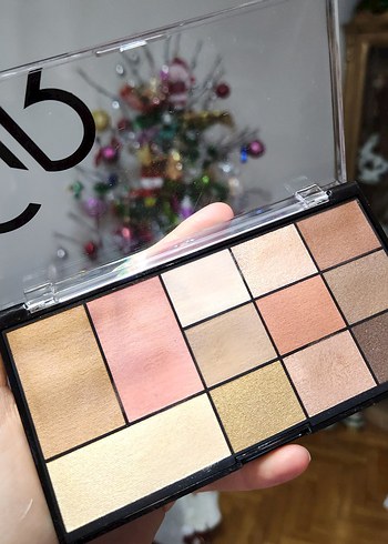 Golden Rose Nude Far Paleti 9 Renk allık bronzer far - Görsel 3