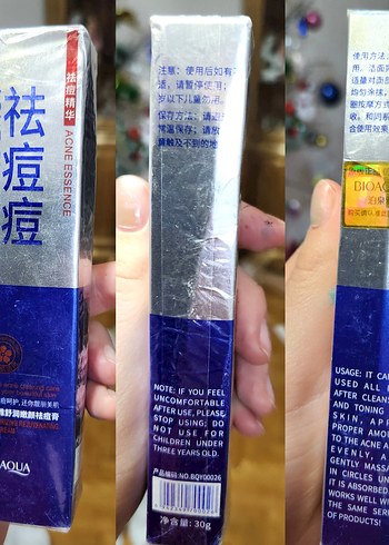 Bioaqua Mavi Parlak Akne Karşıtı Krem - Görsel 2