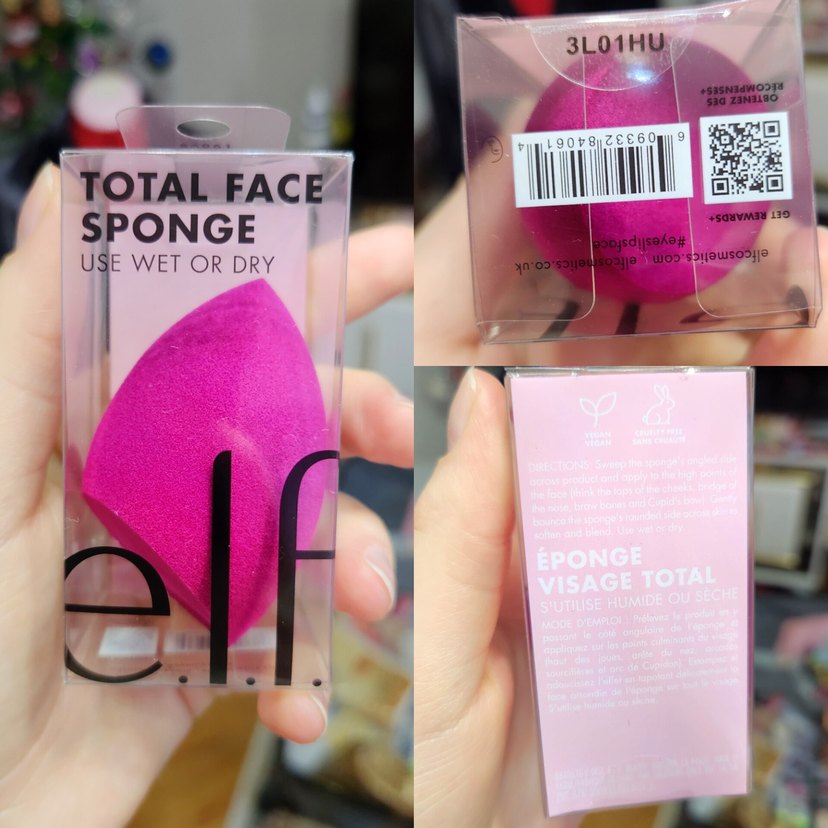 Orijinal İngiltereden E.L.F Pembe Makyaj Süngeri - Görsel 2