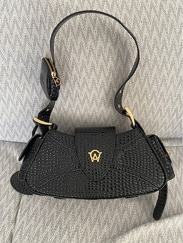 MANC AURORA CROCO BLACK