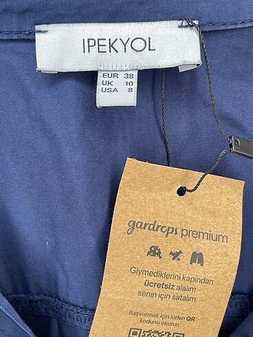 38 Beden lacivert Renk ipekyol Kısa Elbise %70 İndirimli.