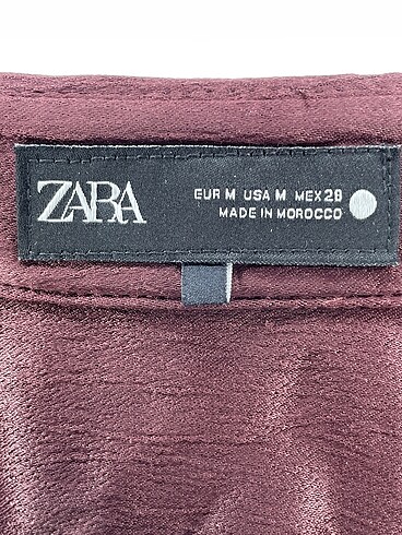 m Beden kahverengi Renk Zara Gömlek %70 İndirimli.