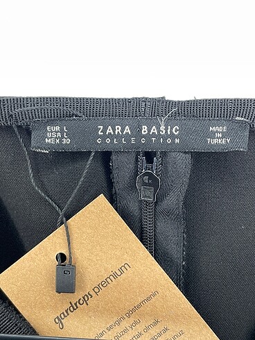 l Beden siyah Renk Zara Uzun Elbise %70 İndirimli.