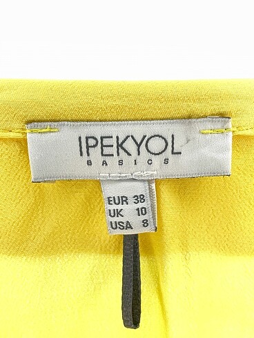 38 Beden sarı Renk ipekyol Gömlek %70 İndirimli.