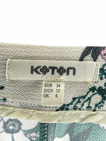 34 Beden yeşil Renk Koton Mini Şort %70 İndirimli.