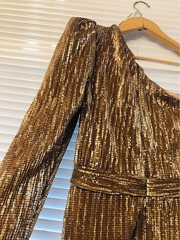 Payetli ithal elbise - Görsel 3