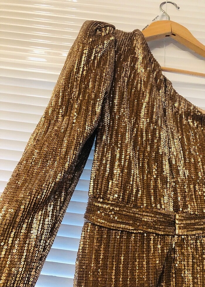 Payetli ithal elbise - Görsel 3