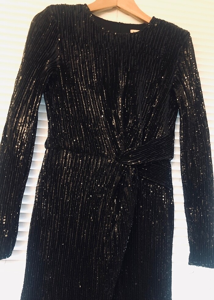 İthal payetli elbise - Görsel 3