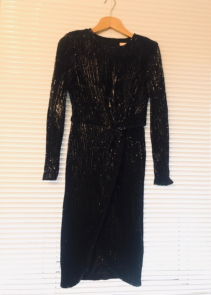 İthal payetli elbise - Görsel 4