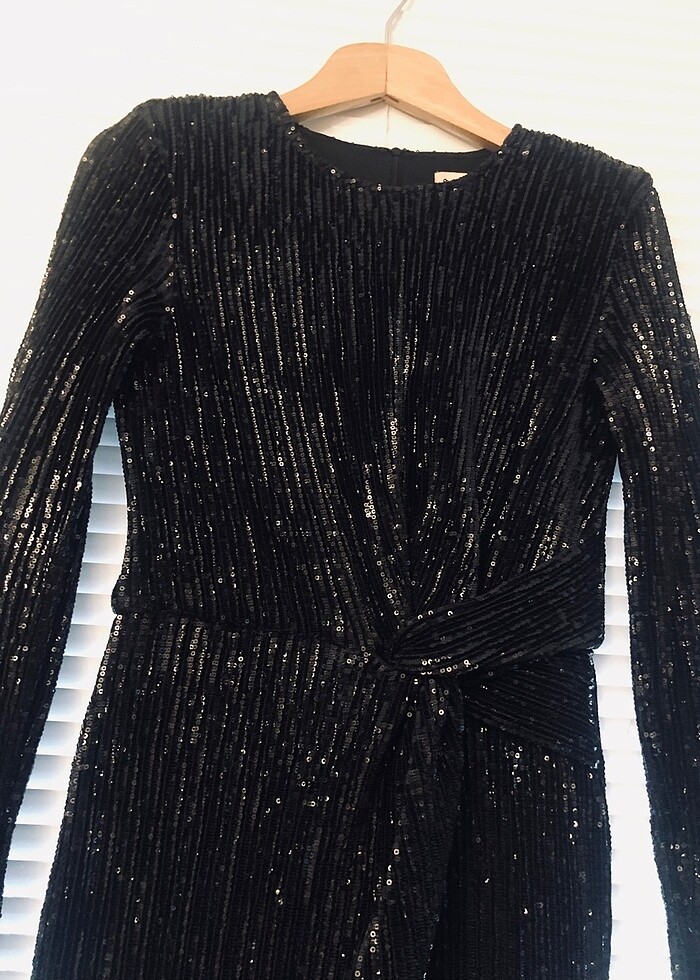 İthal payetli elbise - Görsel 2