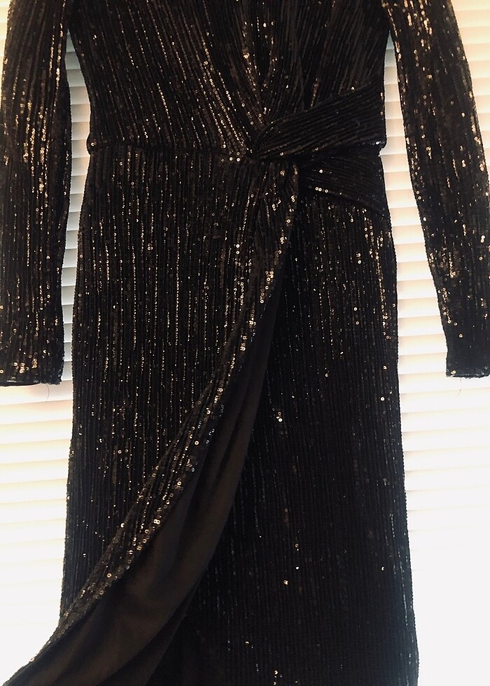 İthal payetli elbise - Görsel 5