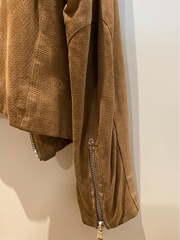 Deri nubuk ceket - Görsel 5