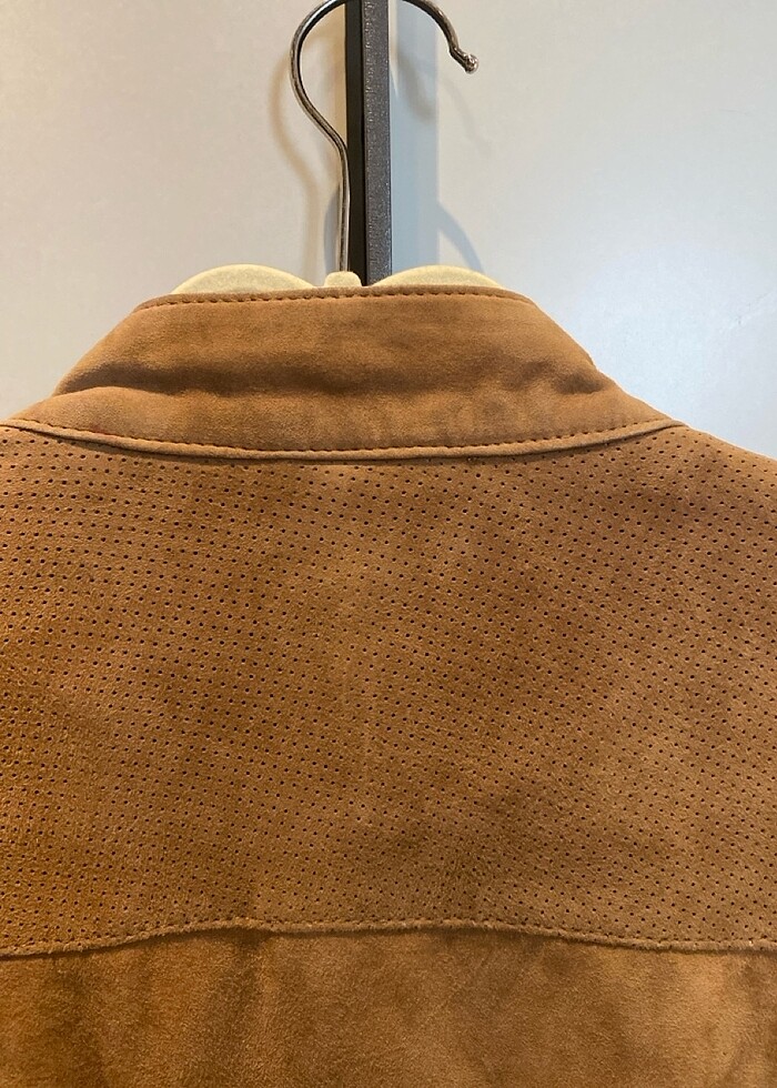 Deri nubuk ceket - Görsel 4