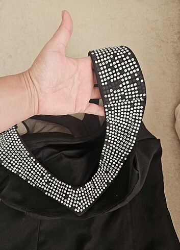 Abiye siyah elbise  - Görsel 5