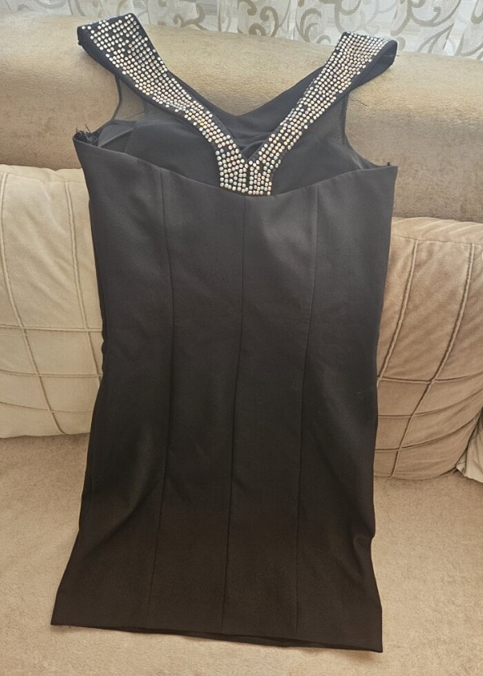 Abiye siyah elbise  - Görsel 2