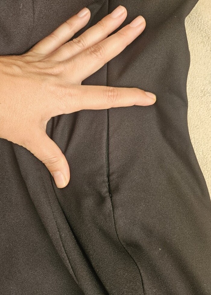 Abiye siyah elbise  - Görsel 4