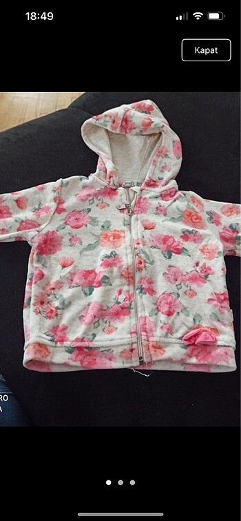 6-9 Ay Beden Bebek polar hırka