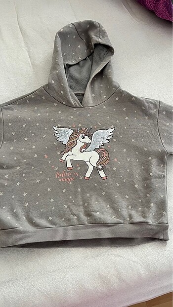 Kapişonlu polar sweat