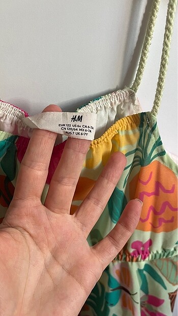 H&M Yazlık şifon çocuk elbise