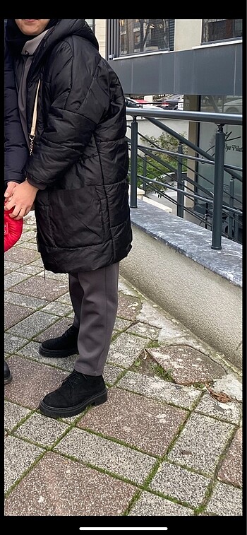 Oversize şişme mont