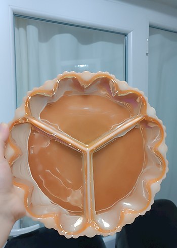 Diğer Bej Pastel Bölmeli tabak