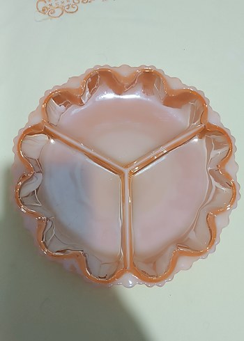 Bej Pastel Bölmeli tabak