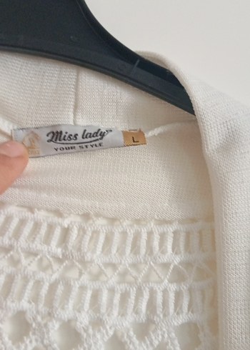 Nakışlı Beyaz Uzun Bohem Yelek - Görsel 3