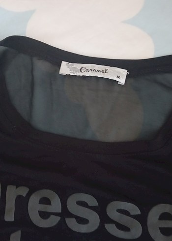 Siyah Pamuklu TişörtUzun Kollu - Görsel 3