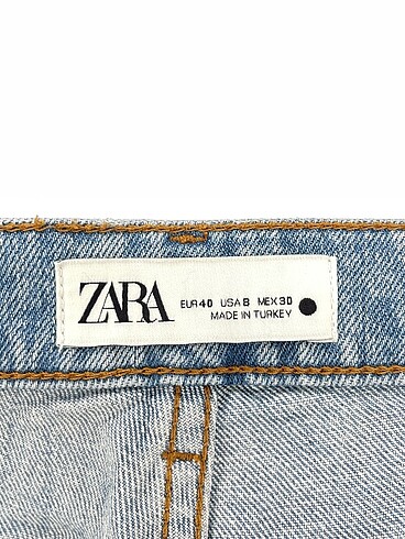 40 Beden mavi Renk Zara Jean / Kot %70 İndirimli.