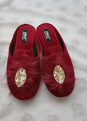 37 Beden bordo Renk Ev terliği 