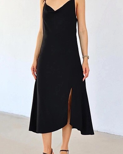 Massimo Dutti Degaje Yaka Elbise