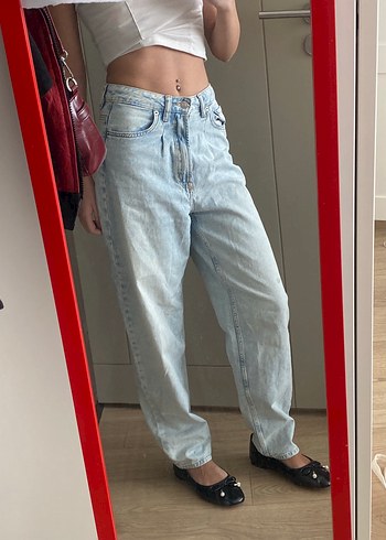 H&M Y2k Baggy alçak bel bol pantolon h&m