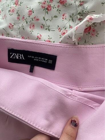 Zara Coquette lolita Açık pembe zara şort