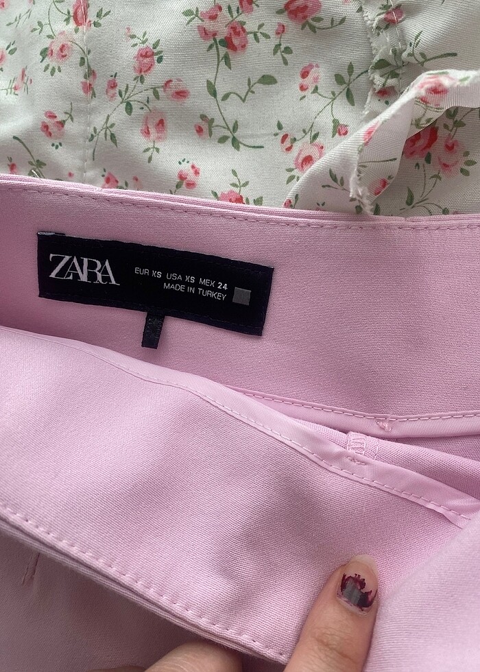 Coquette lolita Açık pembe zara şort - Görsel 2