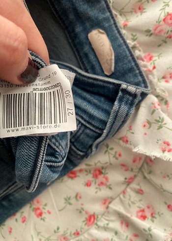 Alçak/normal belli ispanyol paça kot pantolon - Görsel 4