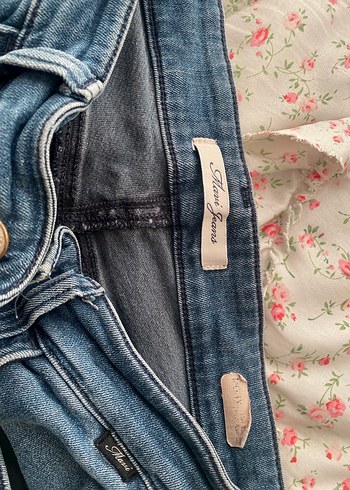 Alçak/normal belli ispanyol paça kot pantolon - Görsel 3