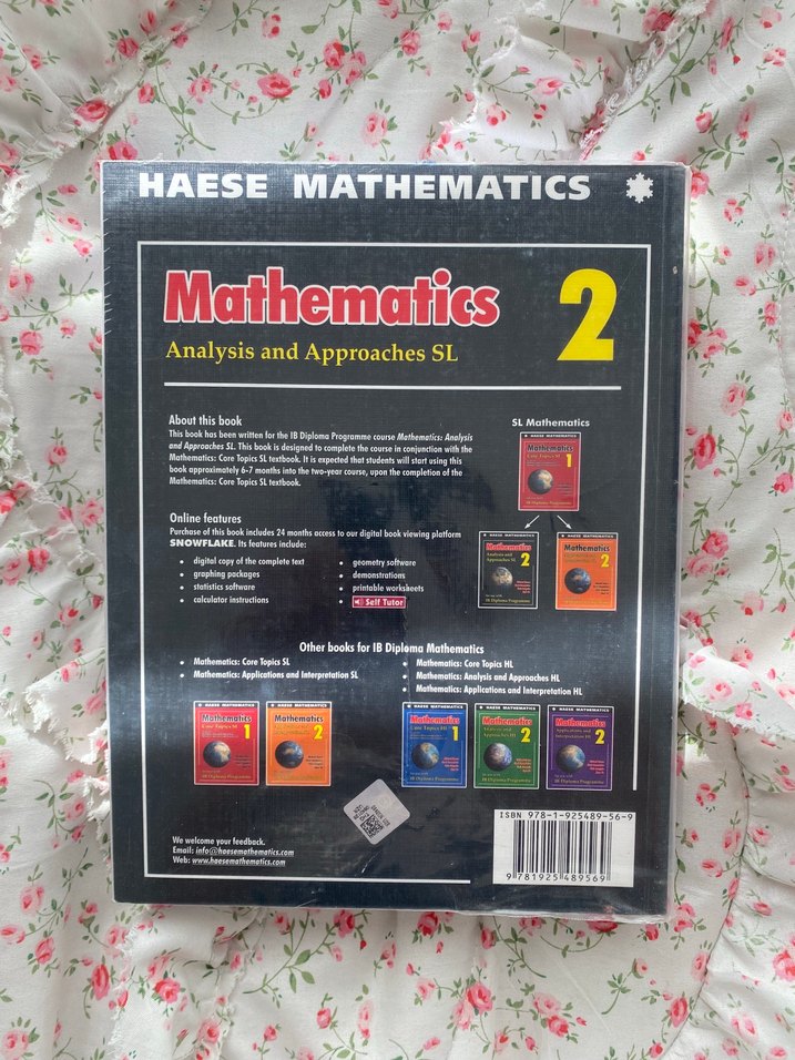 İb sl matematik kitabı - Görsel 2