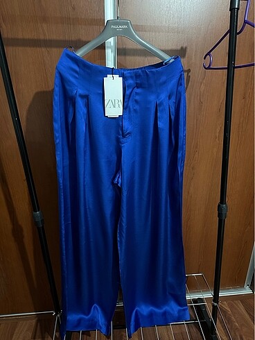 Zara saten bol kesim şık pantolon