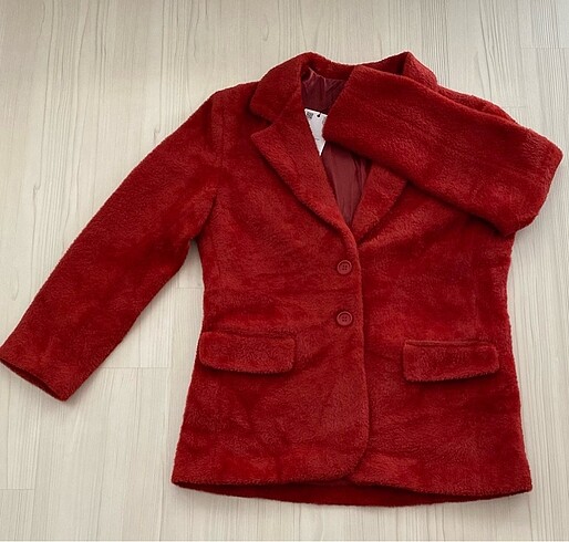 Kırmızı Renk Blazer Ceket