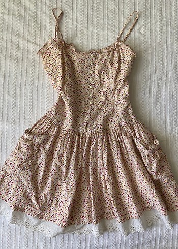 Dantel Detaylı Lolita Mini Elbise