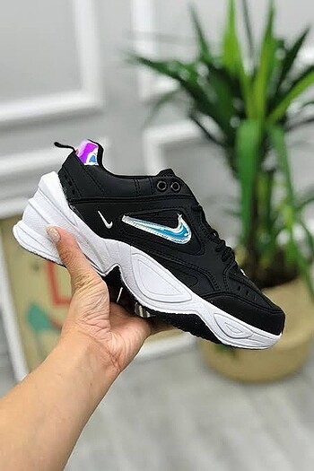 NİKE TECNO SİYAH HOLOGRAM SPOR AYAKKABI