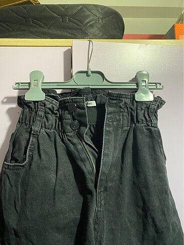 s Beden Siyah mom jeans