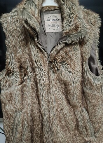 Pull and Bear Pull&Bear tüylü yelek