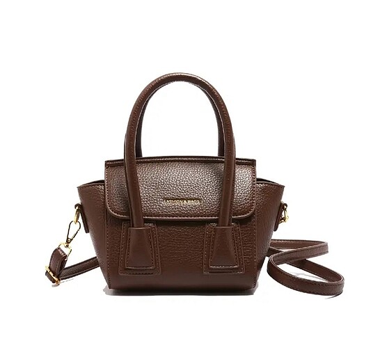 Zara Kahverengi Mini Yumuşak Deri Çanta