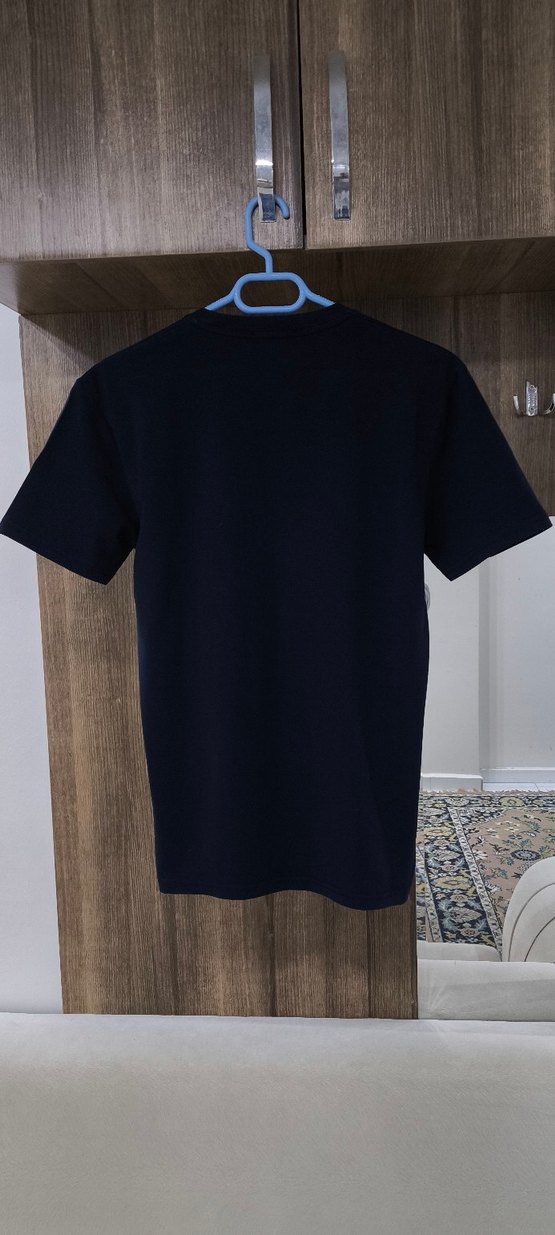 Burberry Bisiklet Yaka Baskılı Tişört - Görsel 4