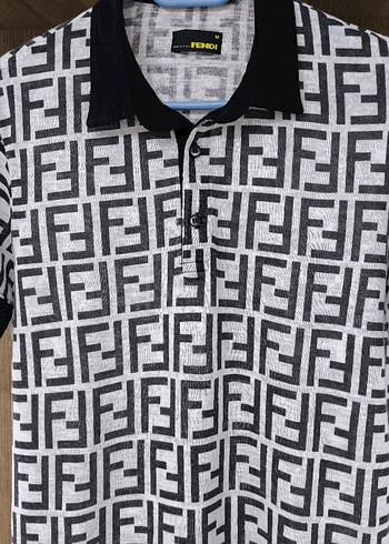 Fendi Polo Yaka Tişört - Görsel 3